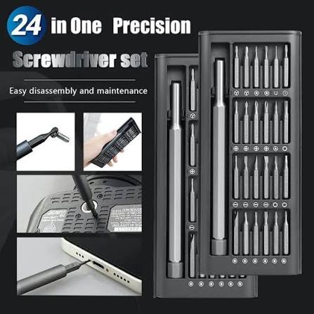 24 in 1 Magnetic Precision Screwdriver Set | Mini Pocket Repair Tool Kit for Mobile, Laptop, Camera, Watch, Glasses & Electronics